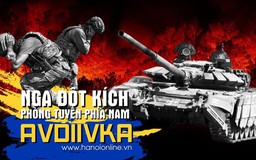 Xe tăng Nga đột kích Avdiivka, công sự Ukraine thành mộ thép?