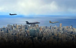 Máy bay Israel quần thảo Beirut trong lễ tang thủ lĩnh Hezbollah