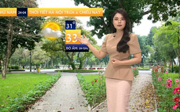 Dự báo thời tiết trưa | 24/04/2025