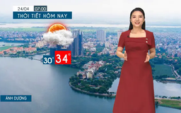 Dự báo thời tiết tối | 24/04/2025
