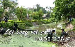 Lội sông vớt rác cuối tuần | Nhịp sống Hà Nội | 25/05/2025