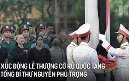 Xúc động Lễ thượng cờ rủ Quốc tang Tổng Bí thư Nguyễn Phú Trọng