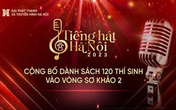 Danh sách thí sinh vào vòng sơ khảo II cuộc thi Tiếng hát Hà Nội