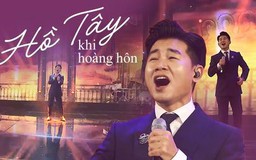Hồ Tây khi hoàng hôn