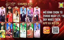 Mở cổng bình chọn online vòng chung kết ‘Tiếng hát Hà Nội'