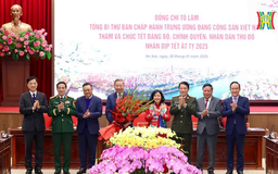 Tổng Bí thư Tô Lâm chúc Tết Đảng bộ, chính quyền, quân và dân Thủ đô