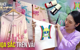 Nghệ thuật vẽ tranh trên vải - Độc bản trong từng đường nét | HANOI Review | 28/02/2025