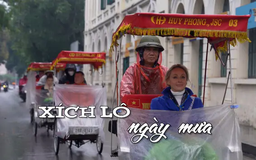 Xích lô ngày mưa | Nhịp sống Hà Nội | 28/02/2025