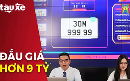 Biển số 30M-999.99 trúng đấu giá hơn 9 tỷ đồng | Bản tin Tàu và Xe | 28/05/2025