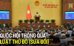 Quốc hội chính thức thông qua Luật Thủ đô (sửa đổi)