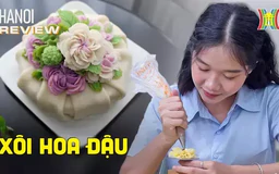 Ấn tượng nghệ thuật vẽ hoa lên xôi | HANOI Review | 28/07/2024
