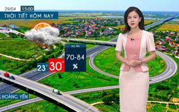 Dự báo thời tiết tối | 29/04/2025