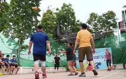 Bóng chuyền hơi kết nối tinh thần thể thao mọi lứa tuổi