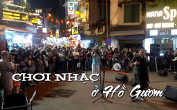 Chơi nhạc ở hồ Gươm | Nhịp sống Hà Nội | 30/03/2025