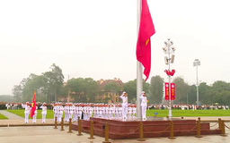 Lễ thượng cờ trong ngày thống nhất