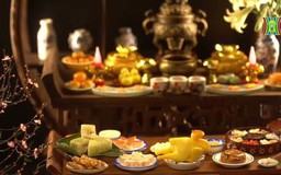 Tái hiện mâm cỗ Tất niên ngày Tết từ đất sét