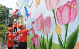 Tranh vẽ 'thế giới ước mơ' tại làng trẻ em SOS | Người tốt quanh ta | 14/05/2025