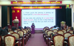 Tích cực tuyên truyền Luật Thủ đô 2024  | Chính quyền đô thị | 22/11/2024