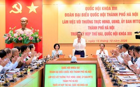 Áp dụng thực tiễn Thủ đô để đóng góp tại nghị trường Quốc hội