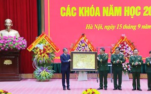 Học viện Quốc phòng khai giảng năm học mới