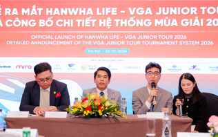 Công bố hệ thống giải golf VGA Junior Tour 2026