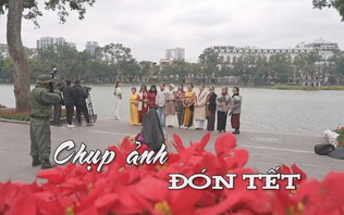 Chụp ảnh đón Tết | Nhịp sống Hà Nội | 26/01/2026
