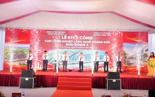 Khởi công cụm công nghiệp làng nghề Chàng Sơn giai đoạn 2
