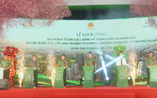 Khởi công dự án NƠXH cho Lực lượng vũ trang CAND