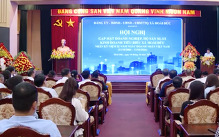Hoài Đức đồng hành doanh nghiệp, thúc đẩy phát triển kinh tế địa phương