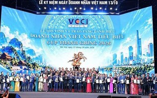 Vinh danh doanh nhân tiêu biểu - Cúp Thánh Gióng 2026