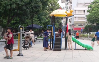 Hồ Trung Tự: Sân chơi xuống cấp sau chỉnh trang