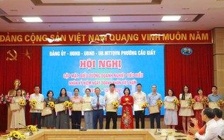 Phường Cầu Giấy biểu dương các doanh nghiệp tiêu biểu