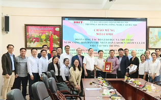 Bộ Giáo dục và Thể thao Lào làm việc tại trường Cao đẳng Công nghệ cao Hà Nội