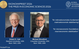 Nobel kinh tế 2026 vinh danh hai học giả Mỹ