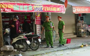 Công an phường Hà Đông tăng cường lập lại trật tự đô thị