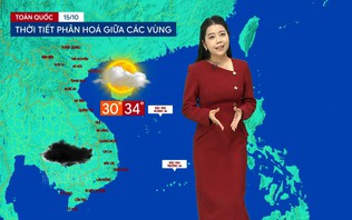 Dự báo thời tiết tối | 15/10/2026