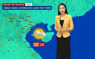 Dự báo thời tiết tối | 16/10/2026