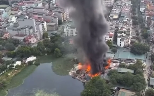 Cháy dãy nhà trọ ở Đại Mỗ, Hà Nội 