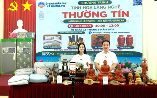 Tinh hoa làng nghề Thường Tín - Hiệu quả từ các phiên livestream