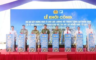 Khởi công dự án NƠXH cho lực lượng vũ trang CAND