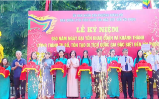 Khánh thành công trình tu bổ, tôn tạo đền Voi Phục