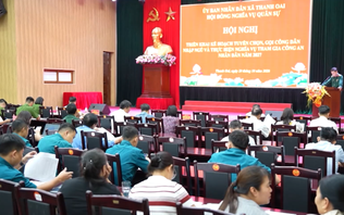 Xã Thanh Oai rà soát công dân tham gia nghĩa vụ quân sự