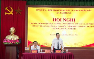 Xã Tam Hưng: Người đứng đầu đối thoại tháo gỡ khó khăn