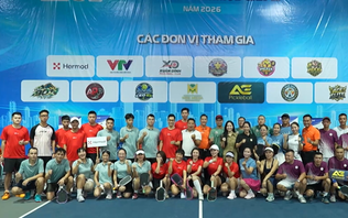 200 VĐV tham dự giải Pickleball Hermod lần thứ II