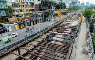 Tổ chức giao thông phục vụ thi công kết cấu ngoài Nhà ga S9