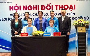 Đối thoại thực chất, bảo đảm quyền lợi lao động nữ