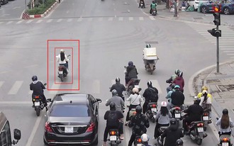 Hà Nội: Hơn 16.500 trường hợp xe máy vi phạm bị camera AI ghi nhận