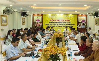 Nâng cao chất lượng cán bộ mặt trận làm công tác dân tộc, tôn giáo